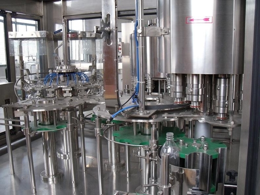 Automatic Water Bottle Filling Machine for Pure Water , 500ml PET Bottle 12 Head 4000B/h