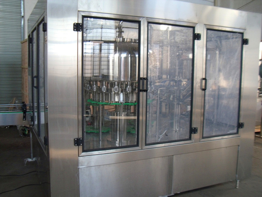 Mineral Water Bottle Filling Machine for Non carbonated Drink 7.5Kw , 3 In 1 Unit