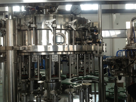 Custom 3 In 1 Monoblock Beer Filling Machine for Glass bottle / Can , Normal Pressure