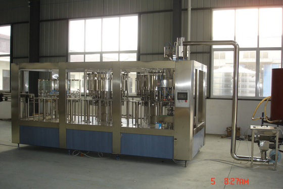 Automatic Juice Pulp Balanced Pressure Filling Machinery with Mitsubishi / Siemens PLC Controller
