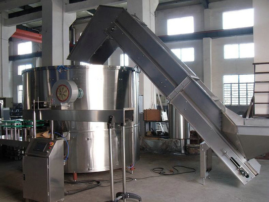 Round or Square Automatic PET Bottle Unscrambler Machines 4000BPH - 20000BPH , High Efficiency