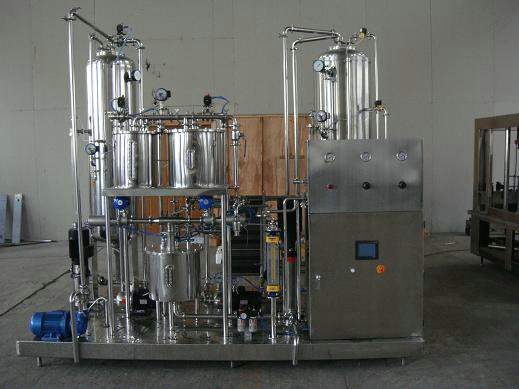 Automatic Carbonated Drink Mixer for CO2 Gas Beverage / Soft Drink / Soda 3T - 18 Ton